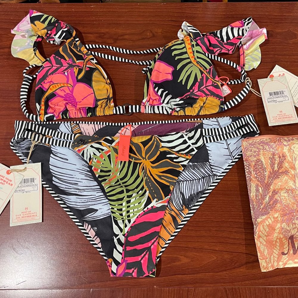 NWT Maaji Ferris Wheel  Bikini Top & Bottom
